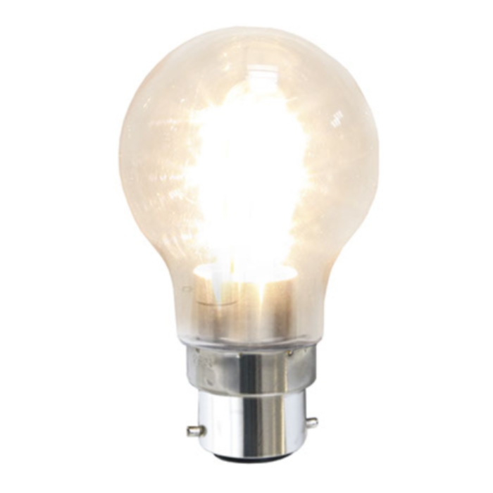 Bild av Dekoration LED Klar PC-plast B22 2100K 1,6W(15W)