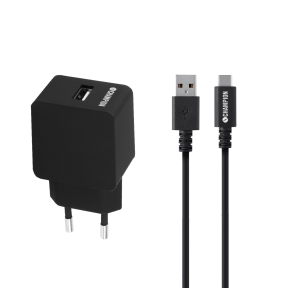 Champion Ladd/Synk Kit USB-C 2.4A Svart