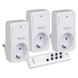 Nexa NEYC3 Fjärrströmbrytarset, vit Nexa NEYC3 Fjärrströmbrytarset, vit
