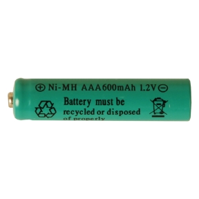 Oppladbare batterier for solcellelamper AAA 1,2V 600mAh