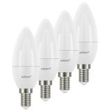 Airam LED Kynttilälamppu E14, 5,5W, 4-pakkaus