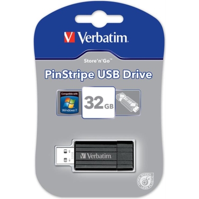 VERBATIM alt Verbatim PinStripe USB 2.0 32 GB