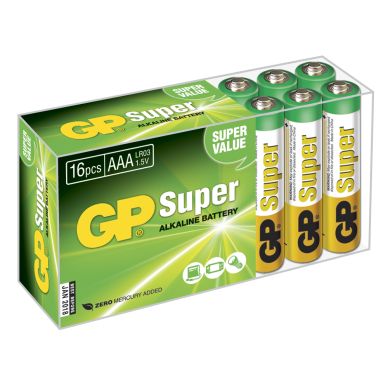 GP BATTERIES GP 24A-2B16 / LR03 / AAA Homebox GP BATTERIES GP 24A-2B16 / LR03 / AAA Homebox