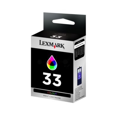 Lexmark Inktcartridge 3 Kleuren No 33 Low Yield 18Cx033E Replace Na lexmark kopen in de aanbieding