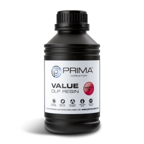 PrimaCreator Value DLP / UV Resin 500 ml Rood transparant