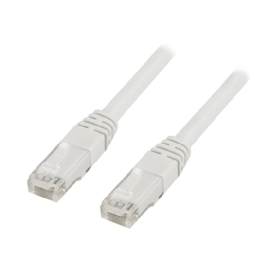 Bild av DELTACO U/UTP Cat6 patchkabel 2m, vit