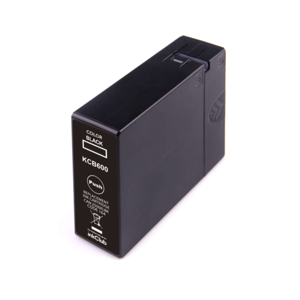 Bild av inkClub Bläckpatron, ersätter Canon PGI-2500XLBK, svart, 74,6 ml KCB600 ersätter PGI-2500XLBK