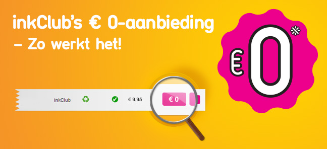 inkClub’s 0 €-aanbieding – Zo werkt het!