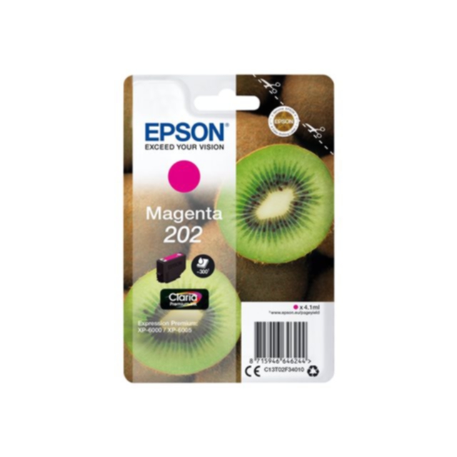 Bild av Epson 202 Bläckpatron magenta, 4,1 ml