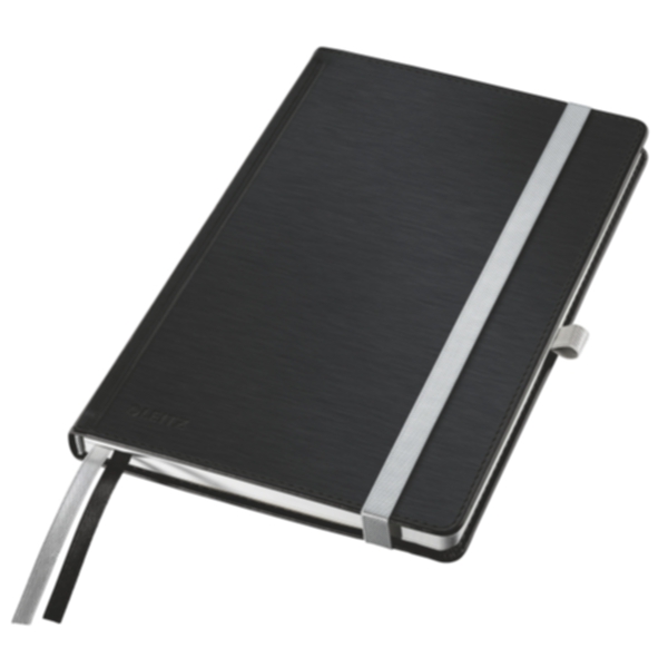 Bild av Block Style A5 Hård Lin. 80s Sidensvart