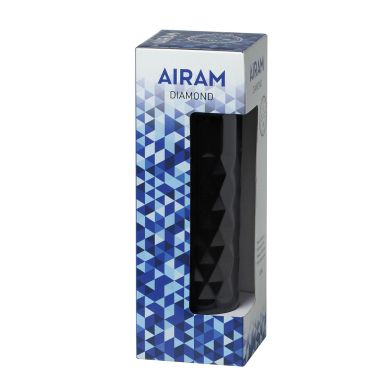 AIRAM alt Diamond svart stålflaska 0,35 L