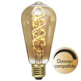Sisustus LED filamentti E27 ST64 2000K 130lm himmennin Sisustus LED filamentti E27 ST64 2000K 130lm himmennin
