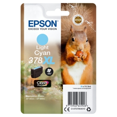 Epson Inktcartridge Licht Cyaan 378Xl 830 Paginas T3795 Replace Na epson kopen in de aanbieding