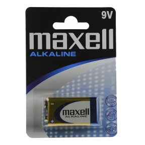 Maxell Batterier 6LR61, 9V Alkaliske