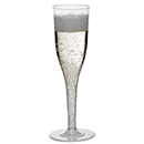 Plastglas champagne lös fot 13,5cl 12/fp