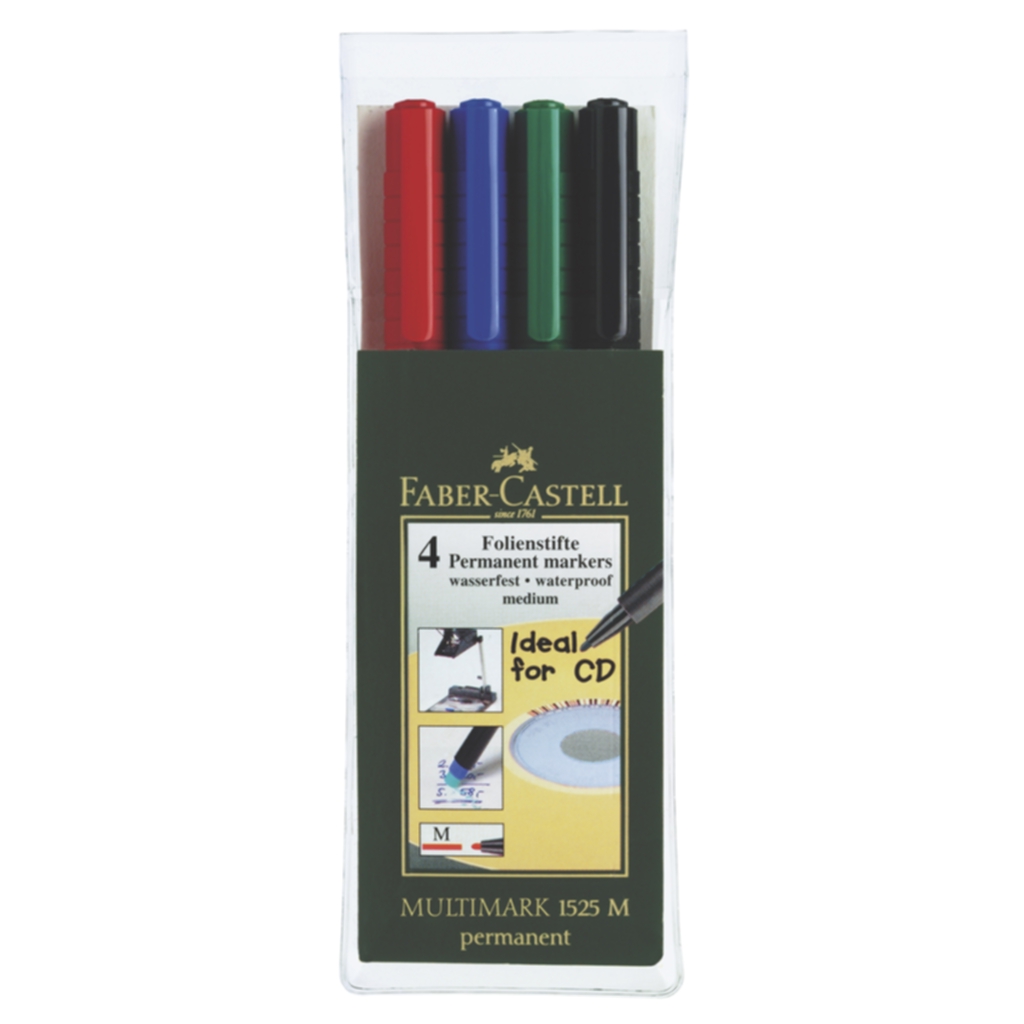 Bild av OH-penna VL Faber Castell medium, 4 st