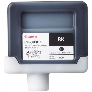 Canon Canon PFI-301 BK Mustepatruuna musta, 330 ml, CANON
