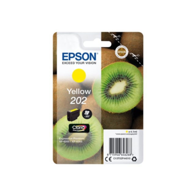 Bild av Epson 202 Bläckpatron gul, 4,1 ml