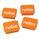 Magneter Whiteboard Nobo Orange (4 st) Magneter Whiteboard Nobo Orange (4 st)
