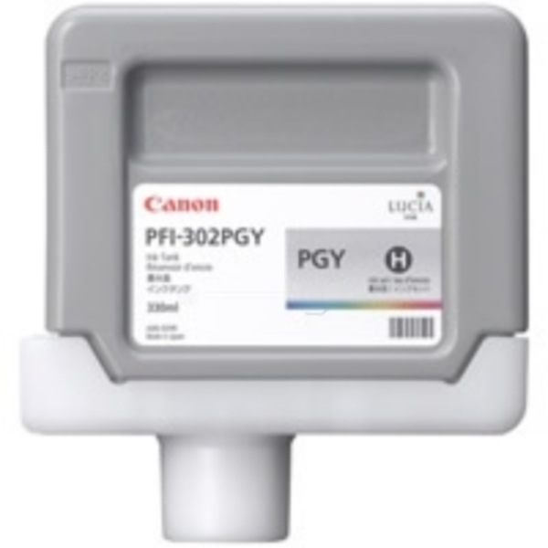 Bild av Canon PFI-302 PGY Bläckpatron ljusgrå, 330 ml