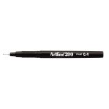 Fineliner Artline EK-200 F 0.4 Svart Fineliner Artline EK-200 F 0.4 Svart
