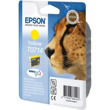 Epson Inktcartridge Geel 55Ml T0714 Replace Na epson kopen in de aanbieding