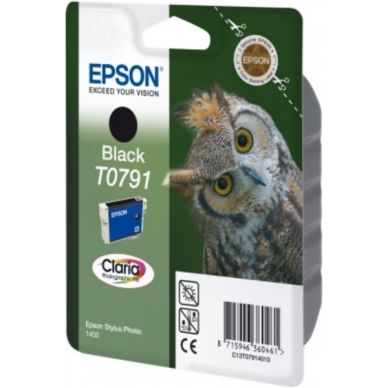Epson Inktcartridge Zwart 11Ml T0791 Replace Na epson kopen in de aanbieding