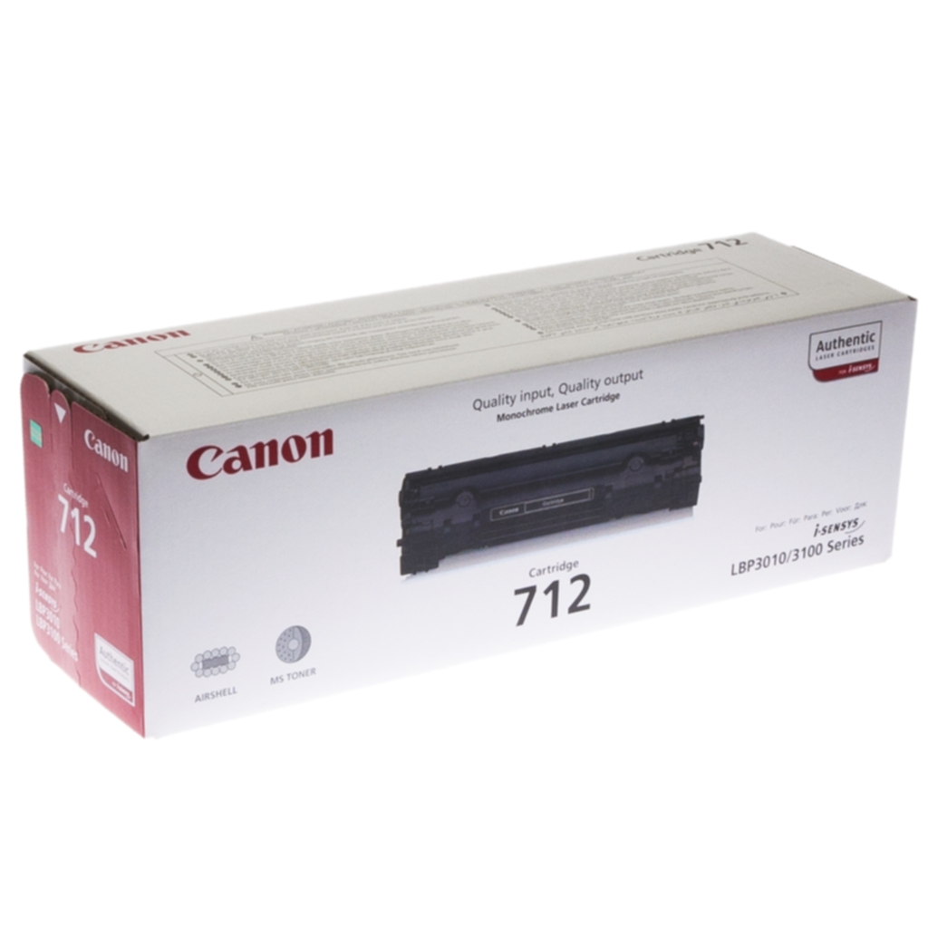 Bild av Canon 712 Tonerkassett svart, 1.500 sidor