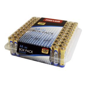 Maxell Batterier LR6/AA Alkaliske 100-pakk