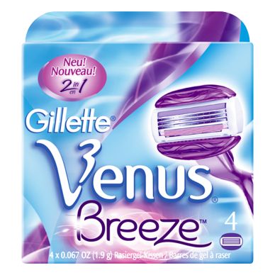 Gillette alt Gillette Venus Breeze Rasierklinge, 4er-Pack