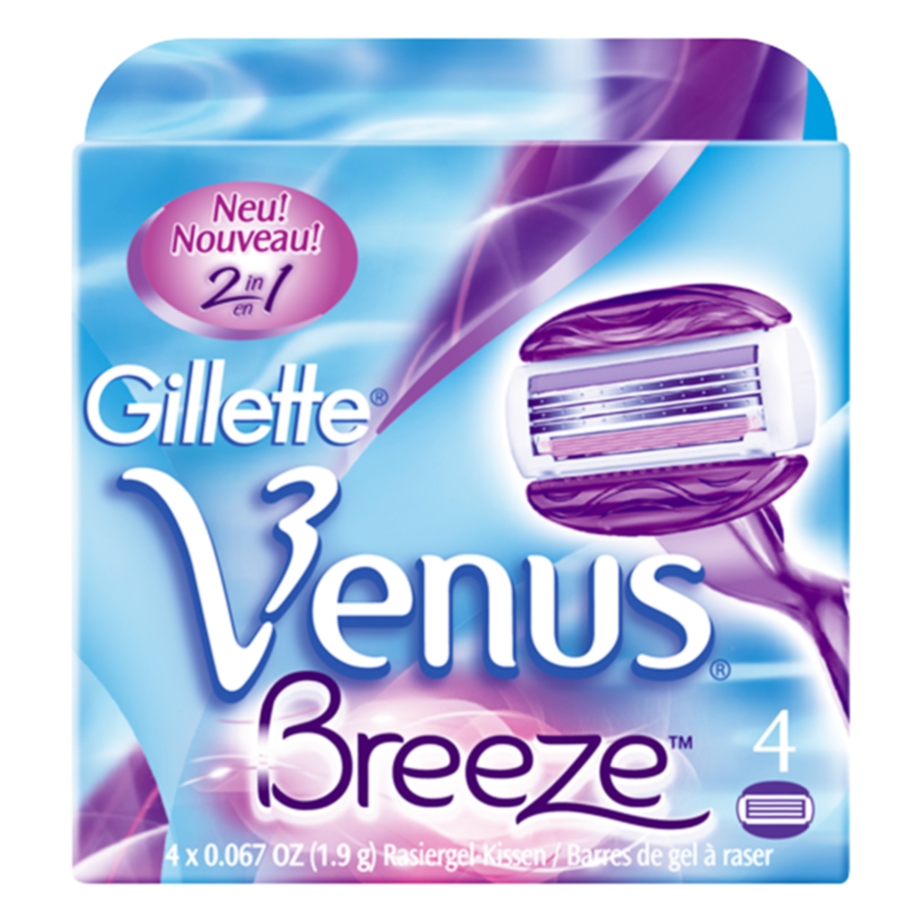 Bild av Gillette Venus Breeze 4 st Rakblad