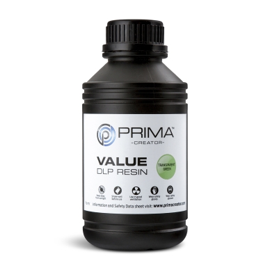 Prima PrimaCreator Value DLP / UV Resin 500 ml Transparant groen 7340002114439 Replace: N/A