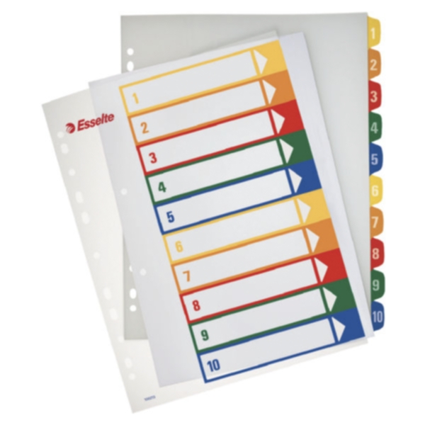 Bild av Projektregister PP 1-10 A4+, Easyprint