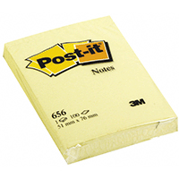 Post-it 656, 51 x 76 mm, 12 stk.