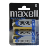 Maxell Batterier LR-20, D Alkaliske 2-pakk