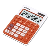 Bordkalkulator Casio MS-20NC oransje Bordkalkulator Casio MS-20NC oransje