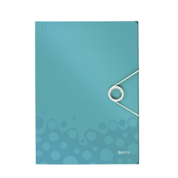 Bild av 3-klaffmapp Leitz WOW PP A4 isblå
