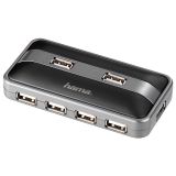 HAMA USB-hubi 1:7 sähköllä HAMA USB-hubi 1:7 sähköllä