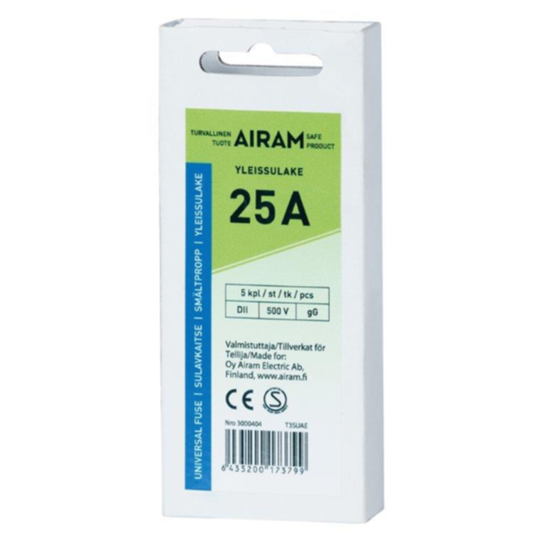 Bild av Airam elpropp 25A, 5-pack