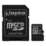 Kingston 32GB microSDHC Class 10 UHS-I 45MB/s läs, adapter Kingston 32GB microSDHC Class 10 UHS-I 45MB/s läs, adapter