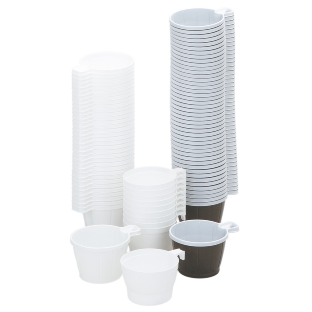 Bild av Kaffekopp plast 21cl vit, 50 st