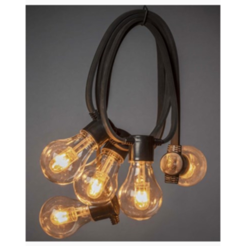 Ljusslinga 10st amber färgade LED-lampor