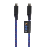 Xtorm Solid Blue USB-C - USB-C, 1m Kevlar Xtorm Solid Blue USB-C - USB-C, 1m Kevlar