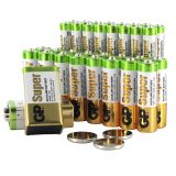 Batteripaket, 37 st batterier för hem och kontor. Batteripaket, 37 st batterier för hem och kontor.