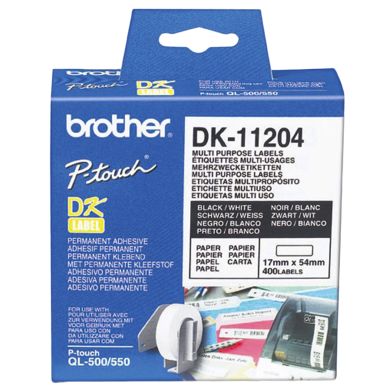 BROTHER alt Etikett BROTHER universal 17x54mm (400)