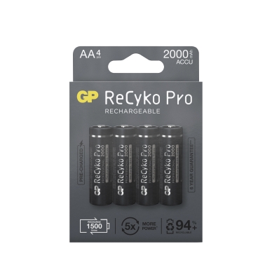 GP BATTERIES alt GP Recyko Pro 2000mAh AA/HR6 4-pack