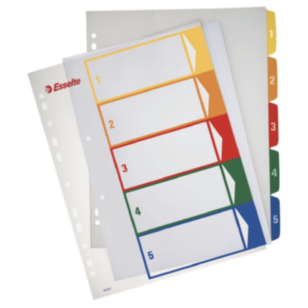 Bild av Projektregister PP 1-5 A4+, Easyprint
