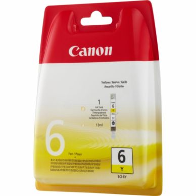 Canon Inktcartridge Geel 13Ml Bci 6Y Replace Na canon kopen in de aanbieding
