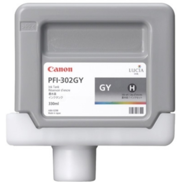 Bild av Canon PFI-302 GY Bläckpatron grå, 330 ml