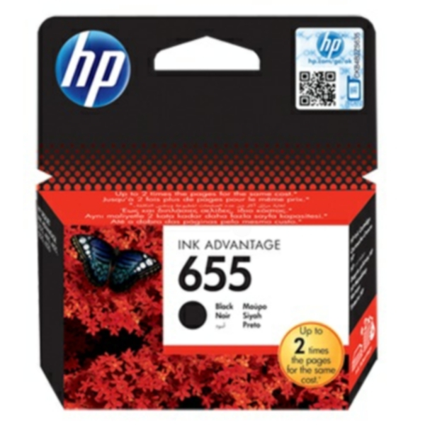 Bild av HP HP 655 Bläckpatron svart CZ109AE ersätter CZ109AE